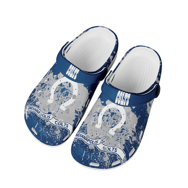 Women's Indianapolis Colts Bayaband Clog Shoes 003 Women's Indianapolis Colts Bayaband Clog Shoes 003